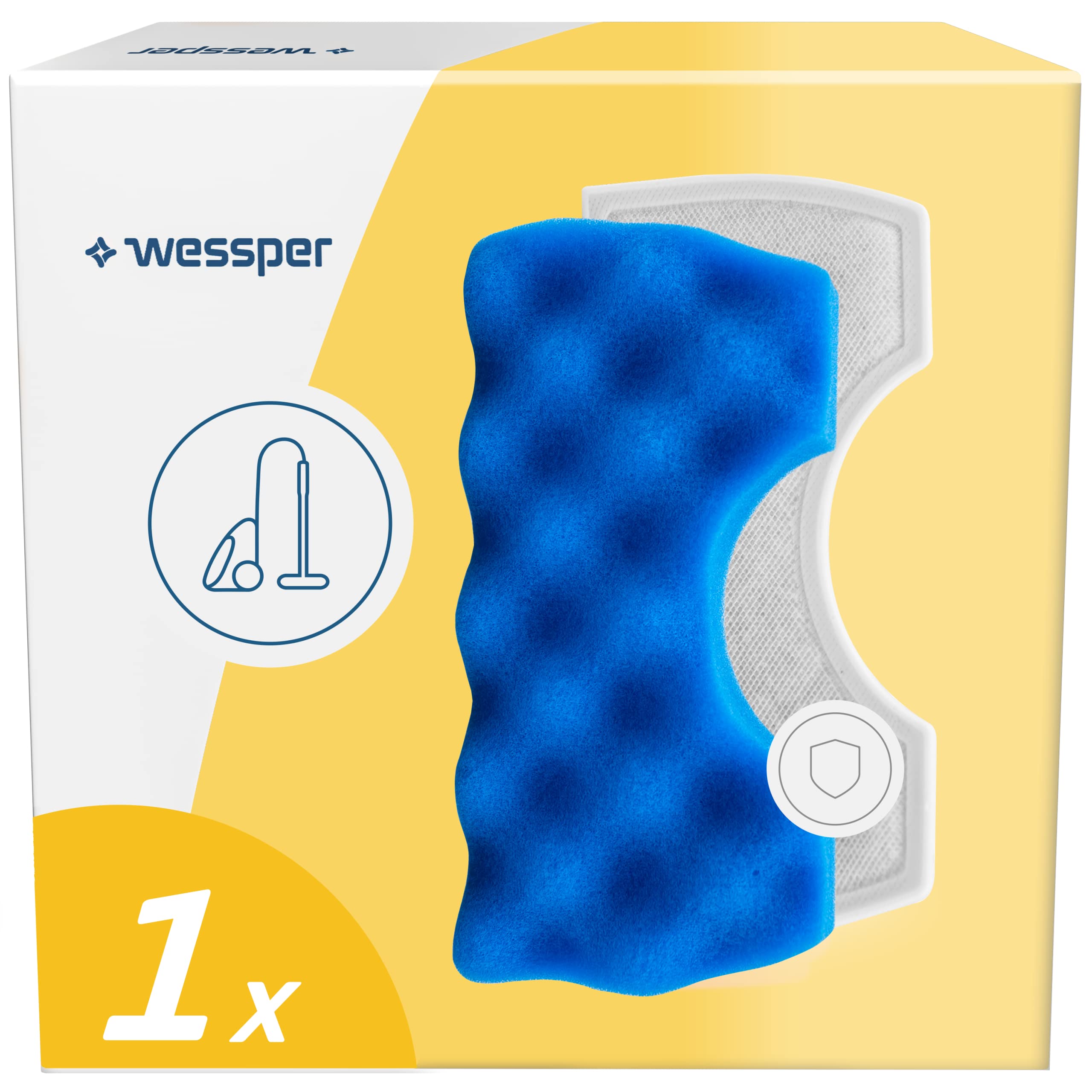 Wessper® Foam Filter + Micro Filter | Replacement Filter for Samsung SC43 SC45 SC47 SU33 VC08 VC12 VCA-VM45P VCC43 VCC45 VCC47 (DJ97-01040, DJ97-01040C)