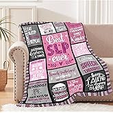 Speech Language Pathologist Gift, SLP Throw Blanket, Speech Therapy Gifts for Women, Speech Pathologist Retirement Gifts, Soft Warm Cozy Fuzzy Throws Blankets SLP Gifts 60"x 50"
