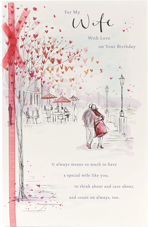 Wife Birthday Card Gift Card for Her Birthday Gifts for Her Gifts