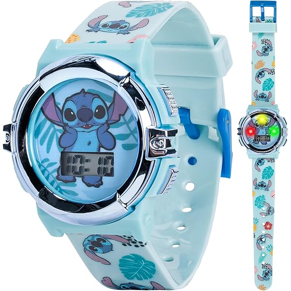 Amazon.com: Disney Stitch Kids Digital Watch with LED Display