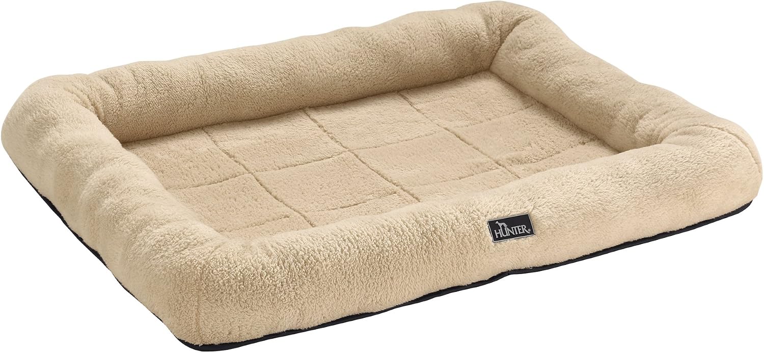 XZKING Hundebett Donut-Form – 60 Cm, Mit Erhöhtem Rand, Aus Kunstwolle, Waschbar, Für Kleine Bis Mittlere Hunde