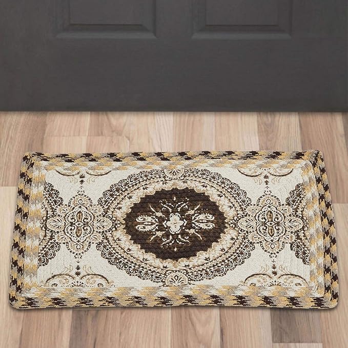 Buy Home Centre Braided Door Mat (Multicolour, Cotton, Standard) Online at Low Prices in India