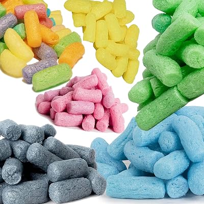 STAR SUPPLIES 5 Cubic Eco Flo Biodegradable Packing Peanuts Eco Friendly Multi