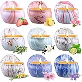 Scented Candles Gifts for Women, 2.5oz Aromatherapy Candles for Home Scented, Long Lasting Soy Wax Candle Sets for Women Gift,Small Candles for Gifts Bath Yoga Spa Birthday Gift
