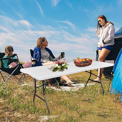 Dj Table Best Choice Products 6ft Plastic Folding Table, Indoor