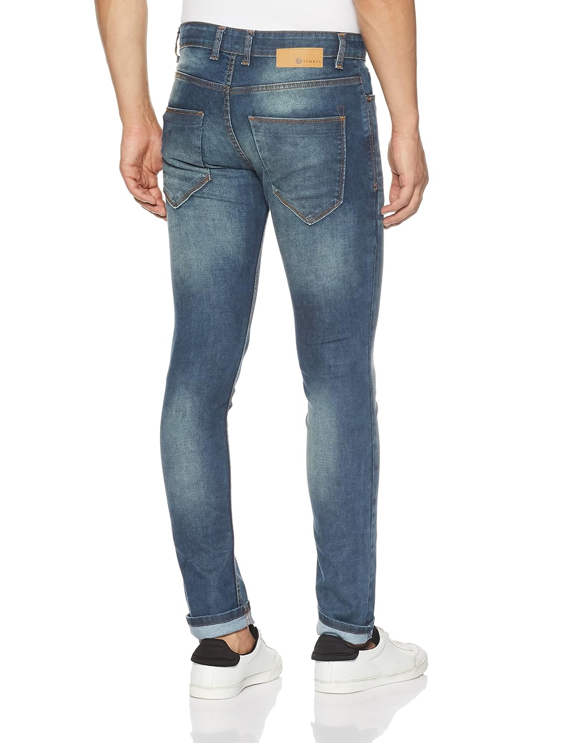 symbol amazon brand men's slim fit jeans