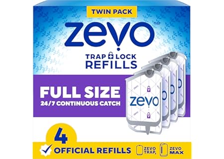 Zevo Flying Insect Trap Official Refill Cartrid...