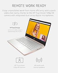 HP 14 Laptop, Intel Celeron N4020, 4 GB RAM, 64 GB