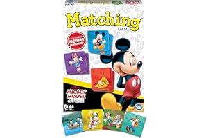 Wonder Forge Mickey Mouse Matching Game - Fun and Educational Disney Memory Card Game for Toddlers, Kids, Boys and Girls Ages 3-5 - Develops Focus, Analysis, and Learning Skills