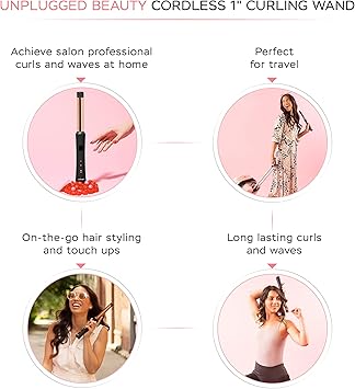 unplugged curling wand