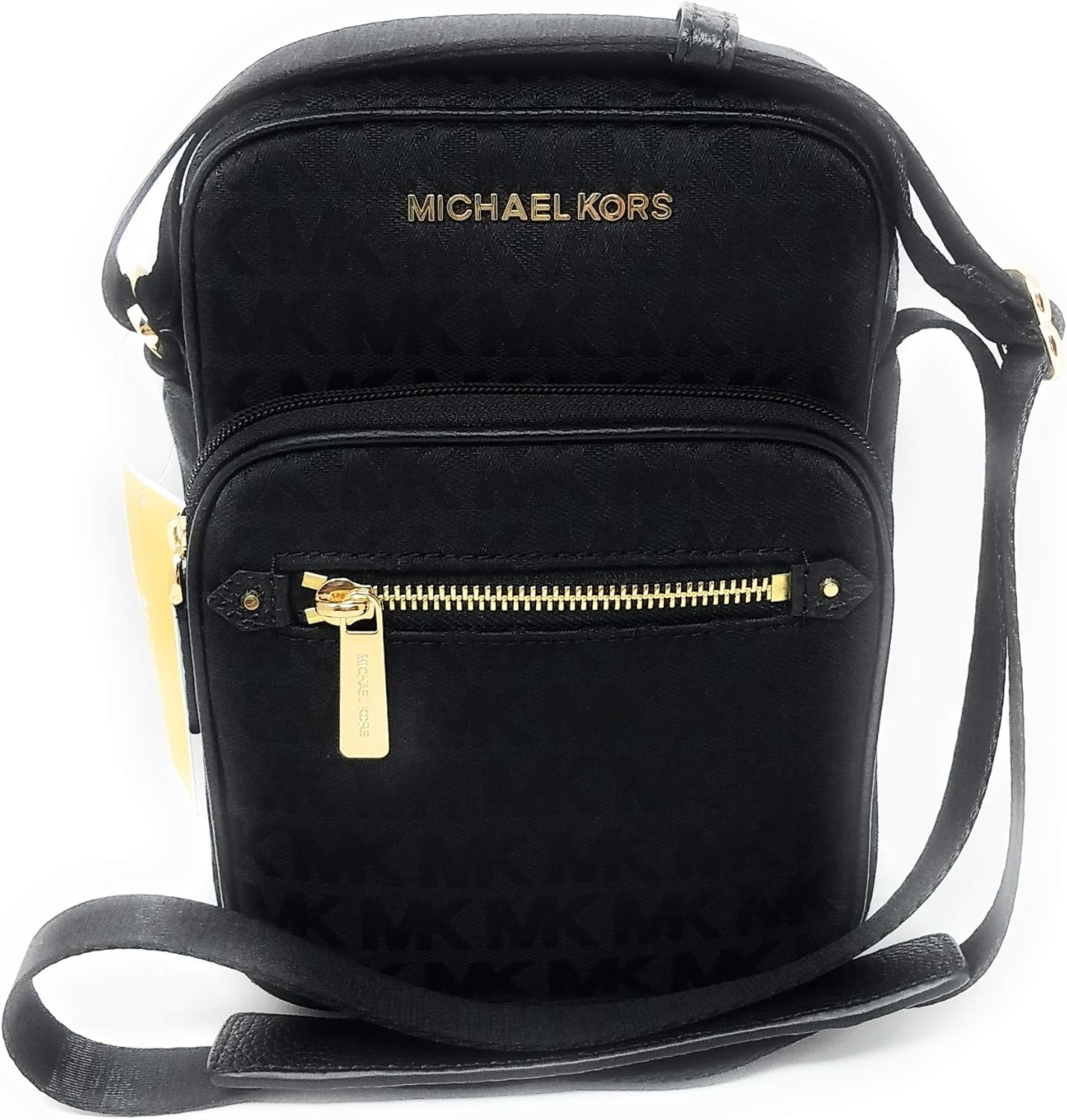 Michael Kors Bedford Zip Canvas Flight Bag,Black Amazon.ca Shoes