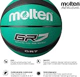 Molten GR Premium Rubber Basketball Size 7 Green Black Indoor Outdoor view 2