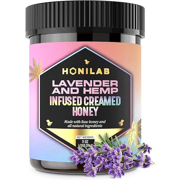 Amazon.com : HoneyBeez Premium Raw Honey Infused with Hemp