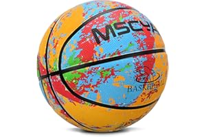Kids Youth Basketball Size 5(27.5"),Premium Rubber Indoor Outdoor Basketball for Boy and Girls Training or Play Games(Best Gi