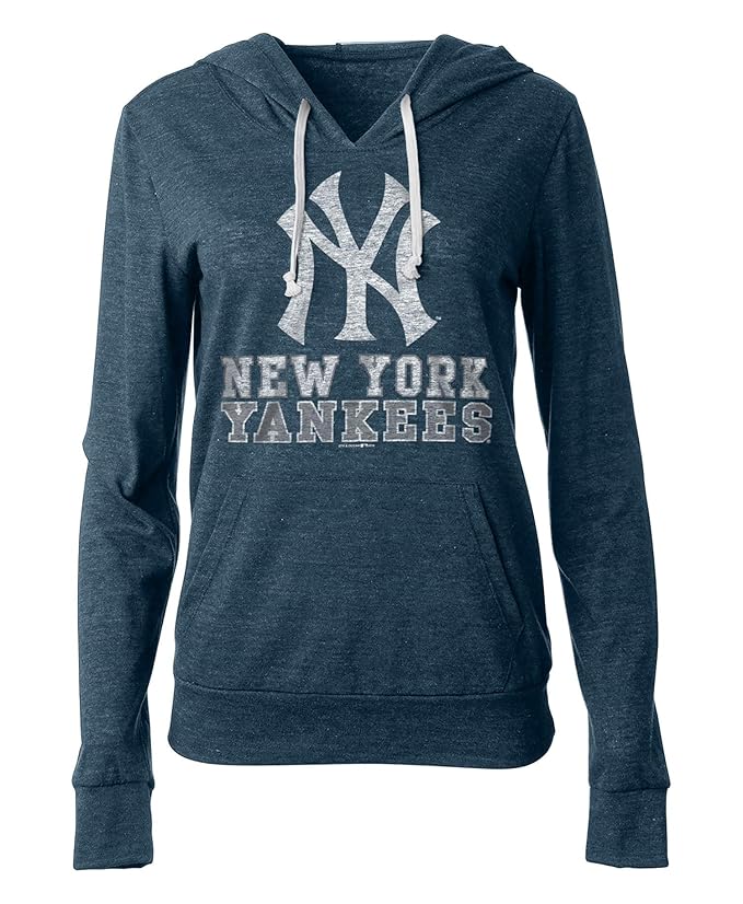 New York Yankees Women's Playoff TriBlend Pullover Hoodie