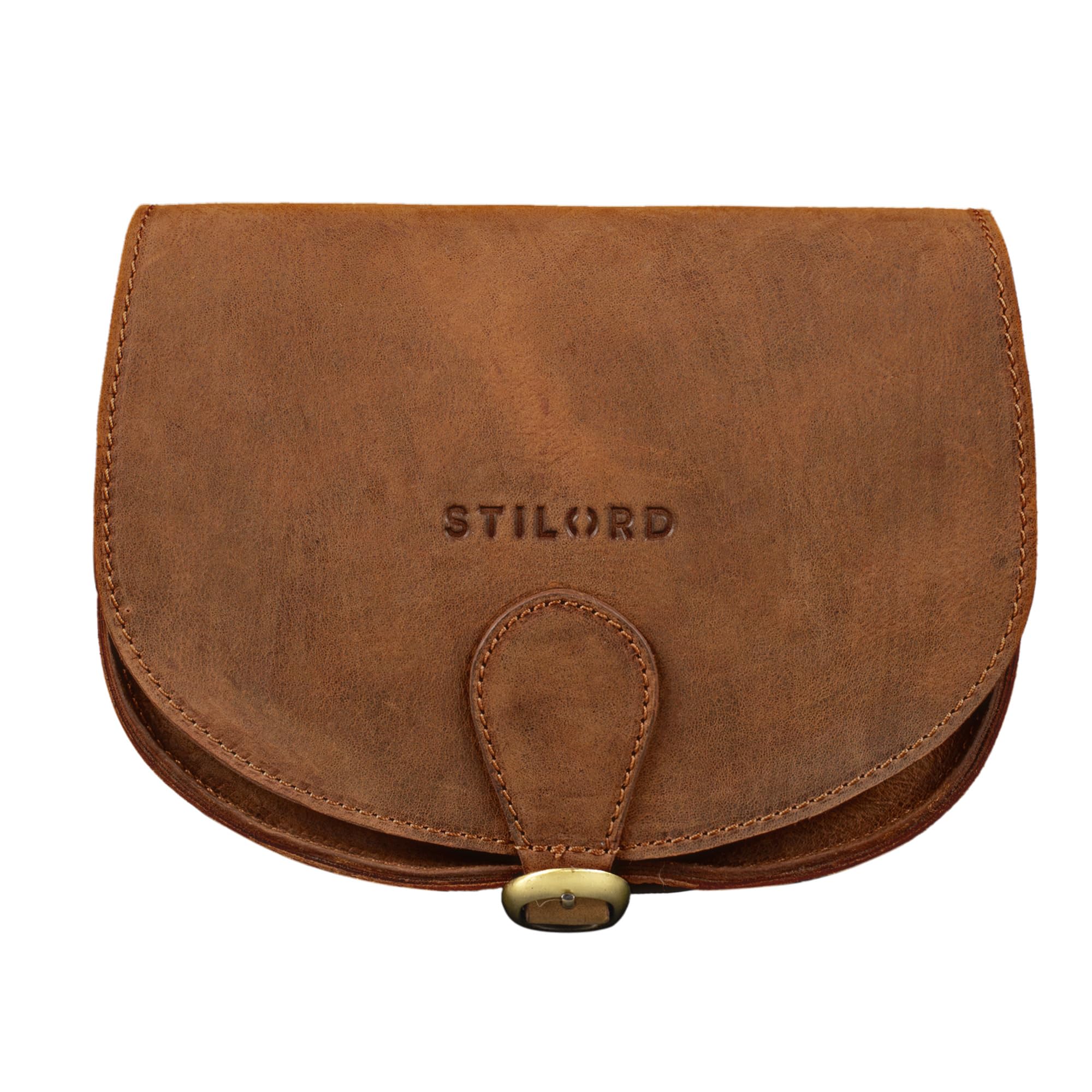 STILORD "Helena" Small Handbag Leather Ladies Brown Elegant Shoulder Bag Women Small Crossbody Bag Classic Vintage Tote Bag in Genuine Leahter Colour:aneto - Brown โ image 1