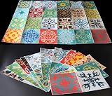 Tile Style Decals 48pk Victorian Mosaic Kitchen Bathroom Tile Stickers view 3