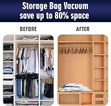 STORAGE MASTER Space Saver Bags 12 Pack with Double Zip Seal Vacuum Bags view 6