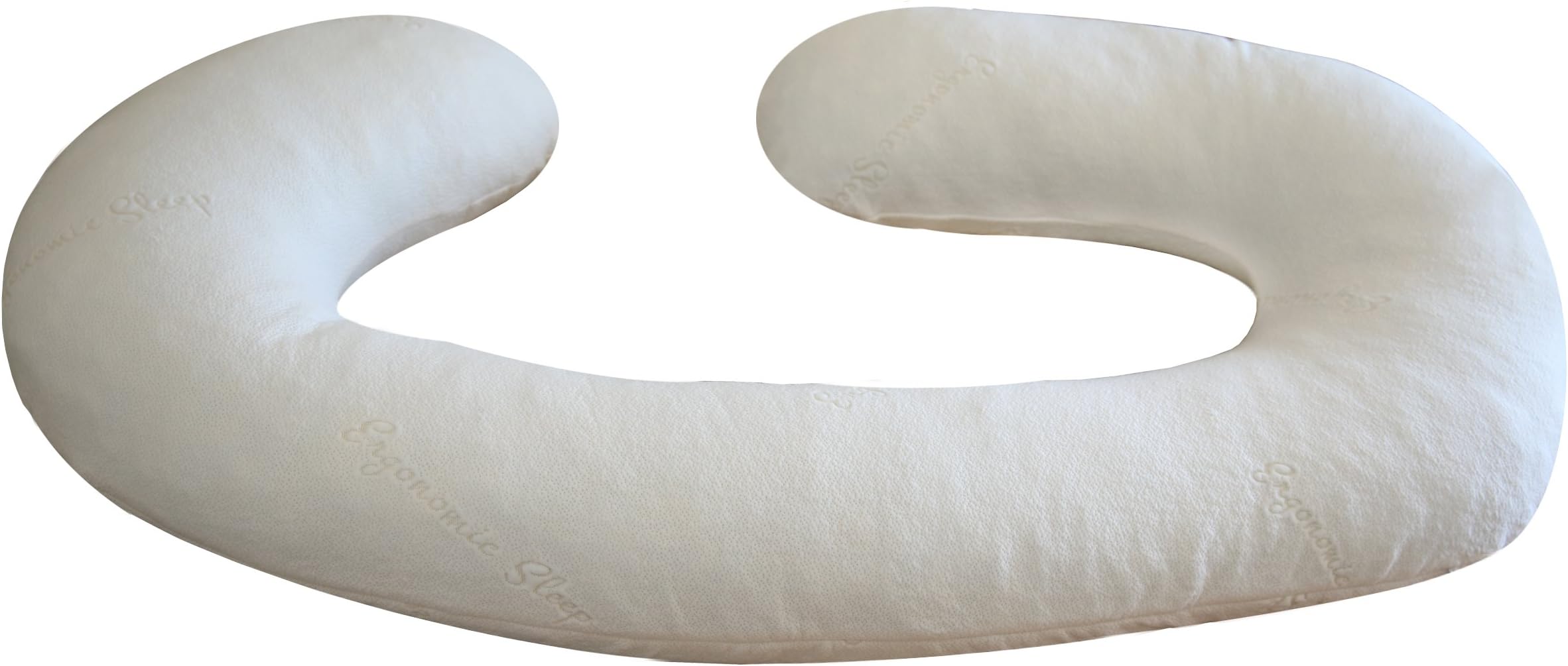 Ergonomic Sleep C Shape Soft Tencel Maternity, Pregnancy, Nursing Pillow Body and Pain Relief Pillow with Case