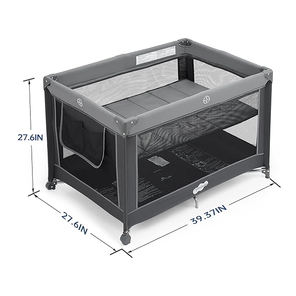 PAMO BABE PORTABLE PLAYPEN FOLDABLE PLAYARD PORTABLE CRIB FOR BABY AND TODDLERS
