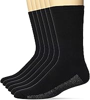 Hanes Men's 6-Pack FreshIQ Sport Cuts Crew Socks
