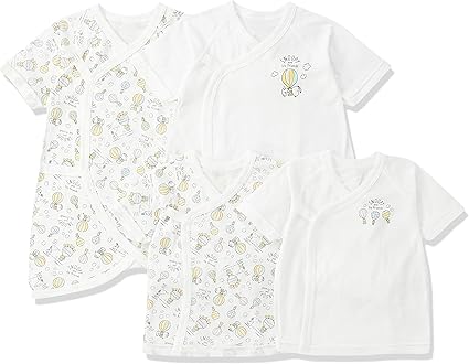 Amazon Peanuts ピーナッツ スヌーピー 新生児 4p 肌着 セット シロ 4枚 肌着 ベビー マタニティ 通販