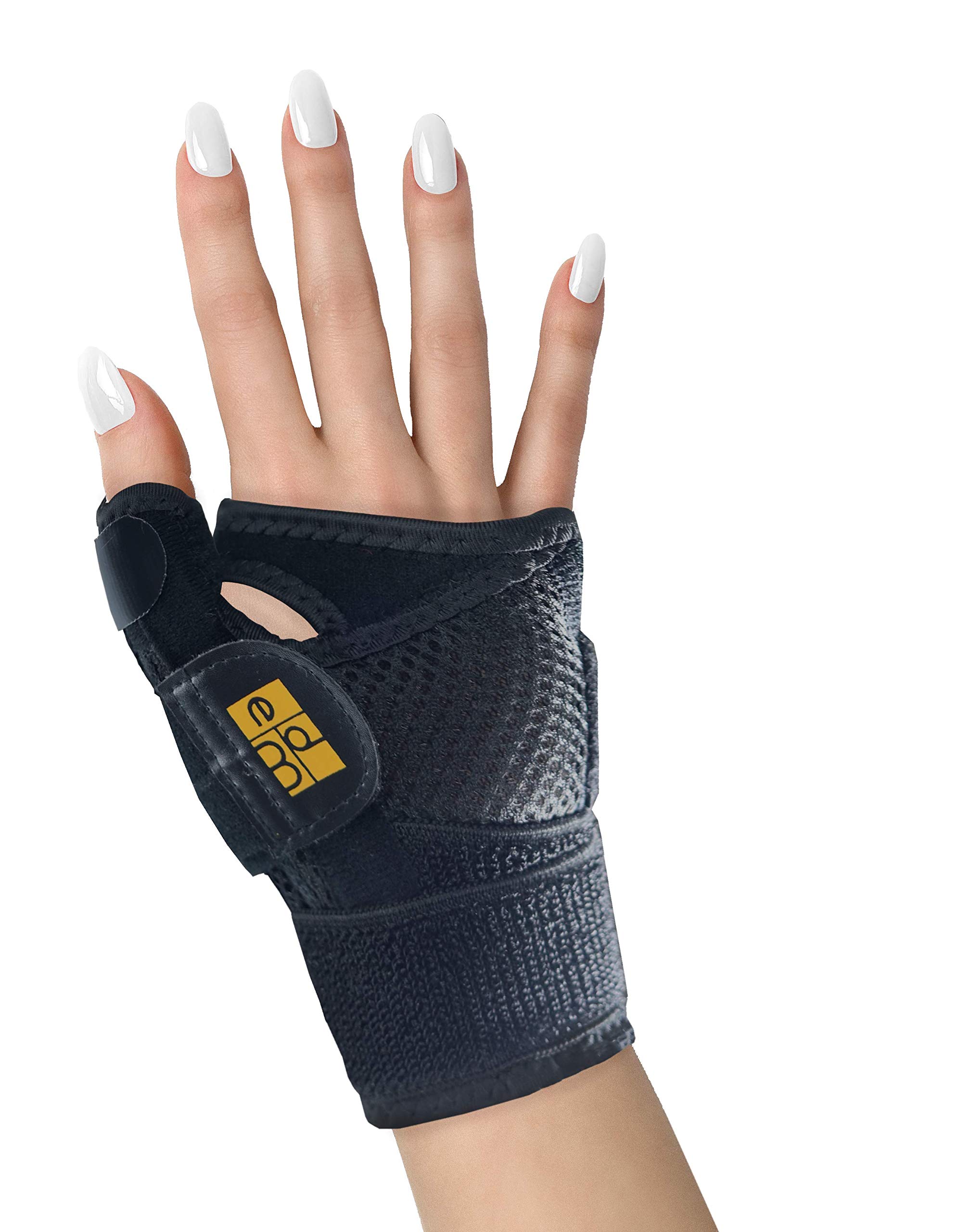 EVERYDAY MEDICAL CMC Joint Thumb Splint for Arthritis and Carpal Tunnel Syndrome I Thumb Immobilizer Brace for Arthritis, Carpal Tunnel, CMC Joint, and Tendonitis I Stabilizer Support Splint
