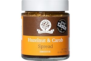Nutural World - Smooth Hazelnut and Carob spread 6 Oz (170g) Award Winning product