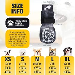 EXPAWLORER Anti Slip Dog Socks to Prevent Licking