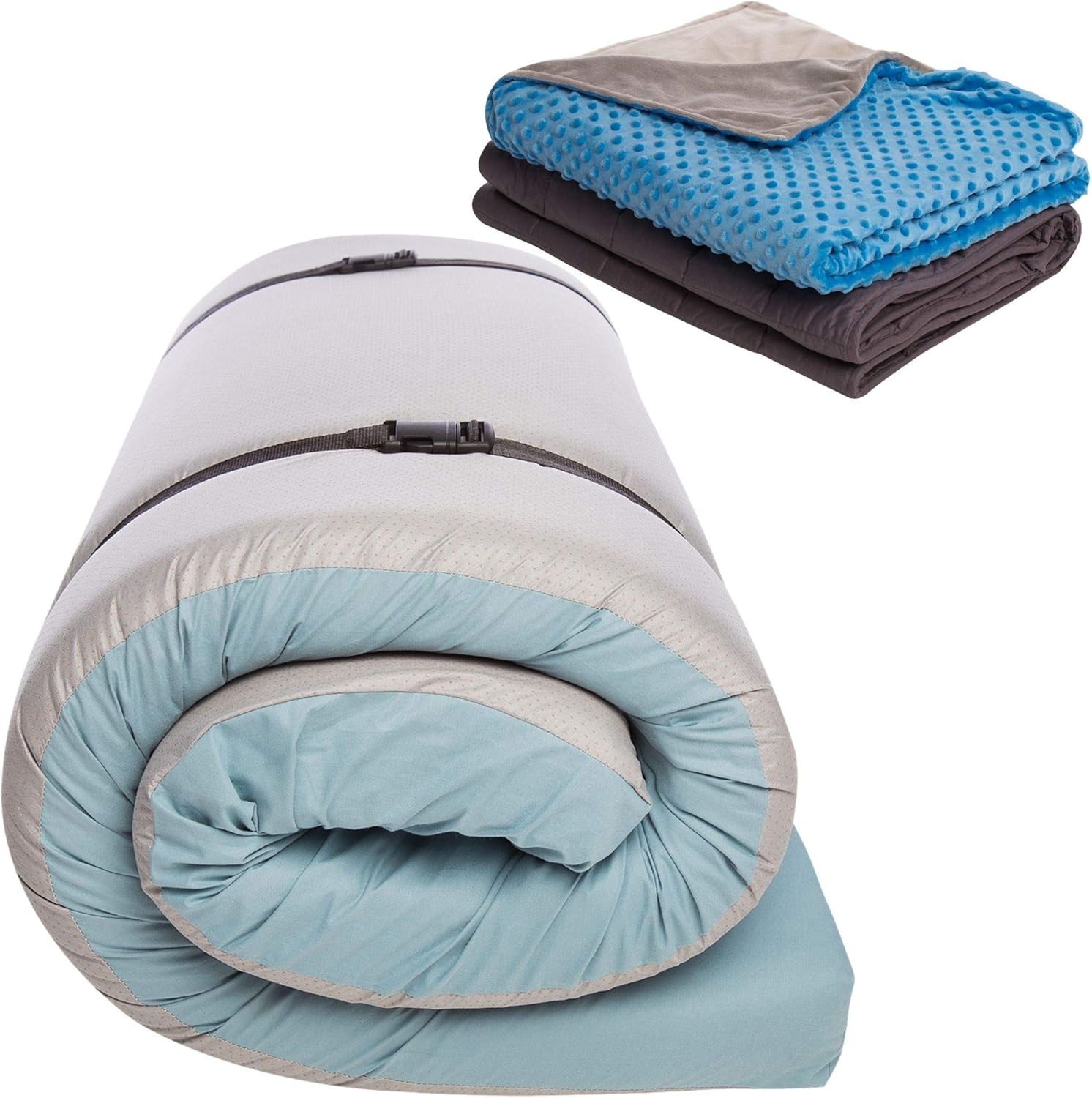 Amazon.com: Waterproof Memory Foam Floor Mattress + 15 lbs Weighted