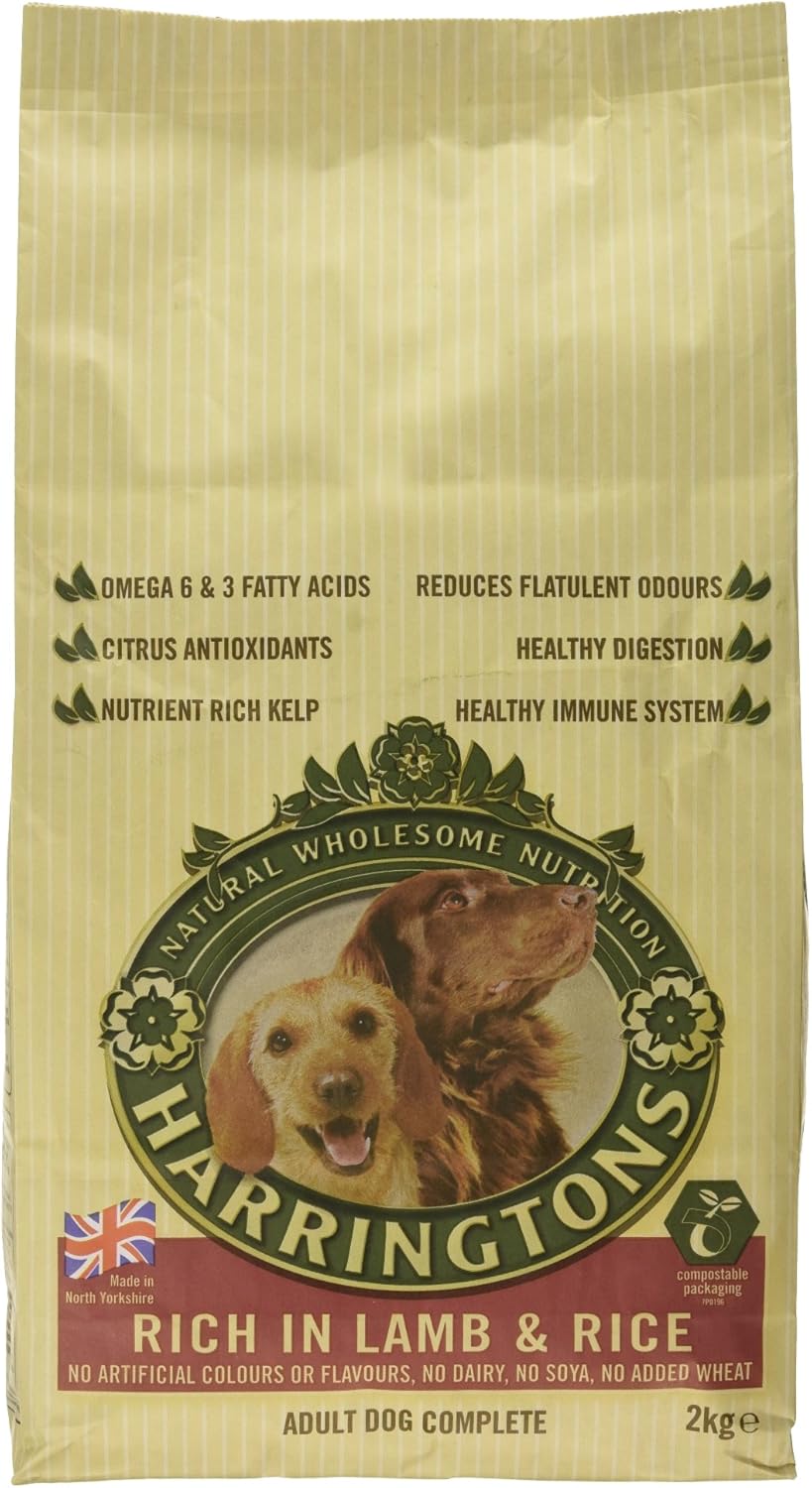 harringtons dog food lamb and rice