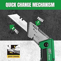 SK Folding Utility Knife with Additional Wire