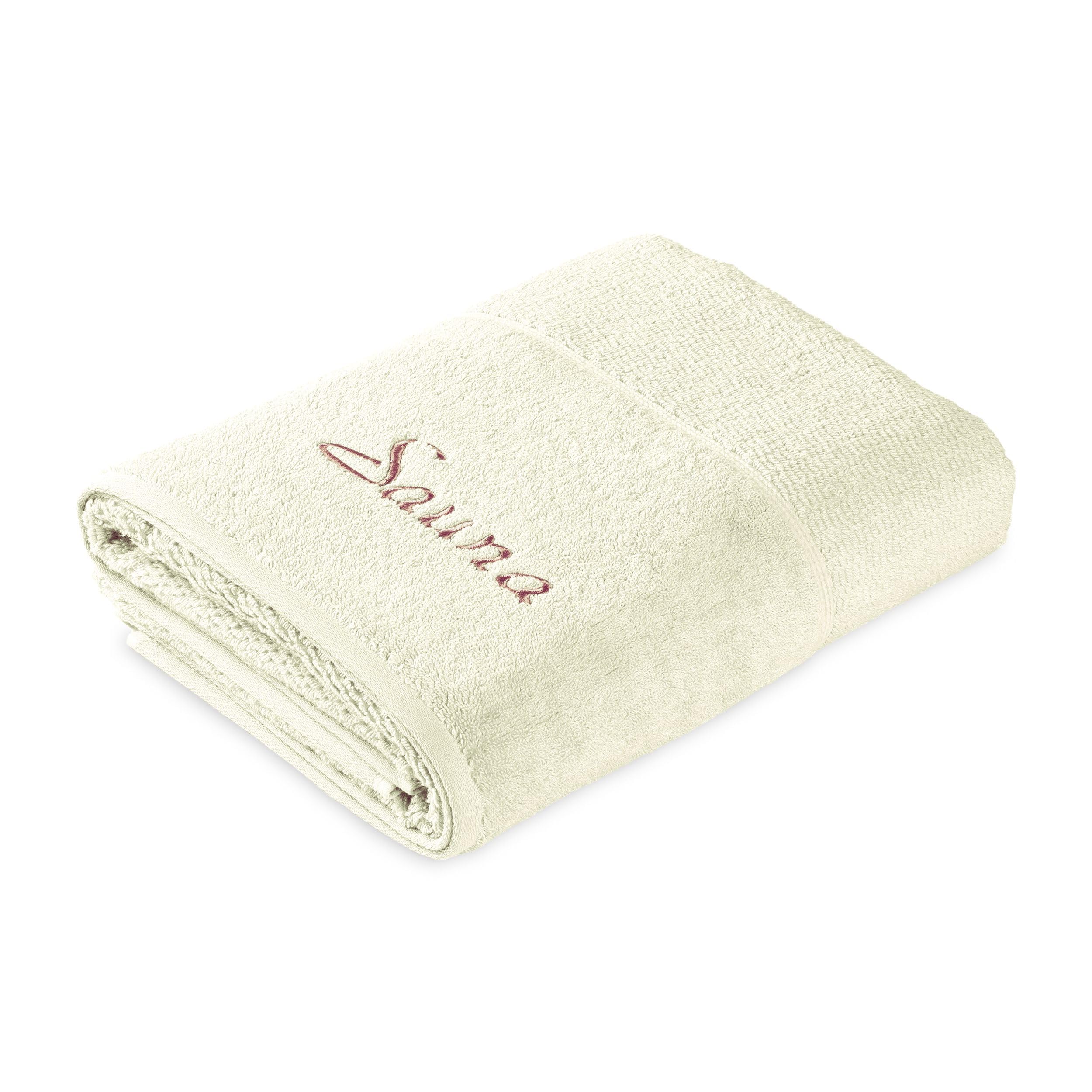 Frottana Pearl sauna towel 80 x 200 cm, 100% cotton, ivory