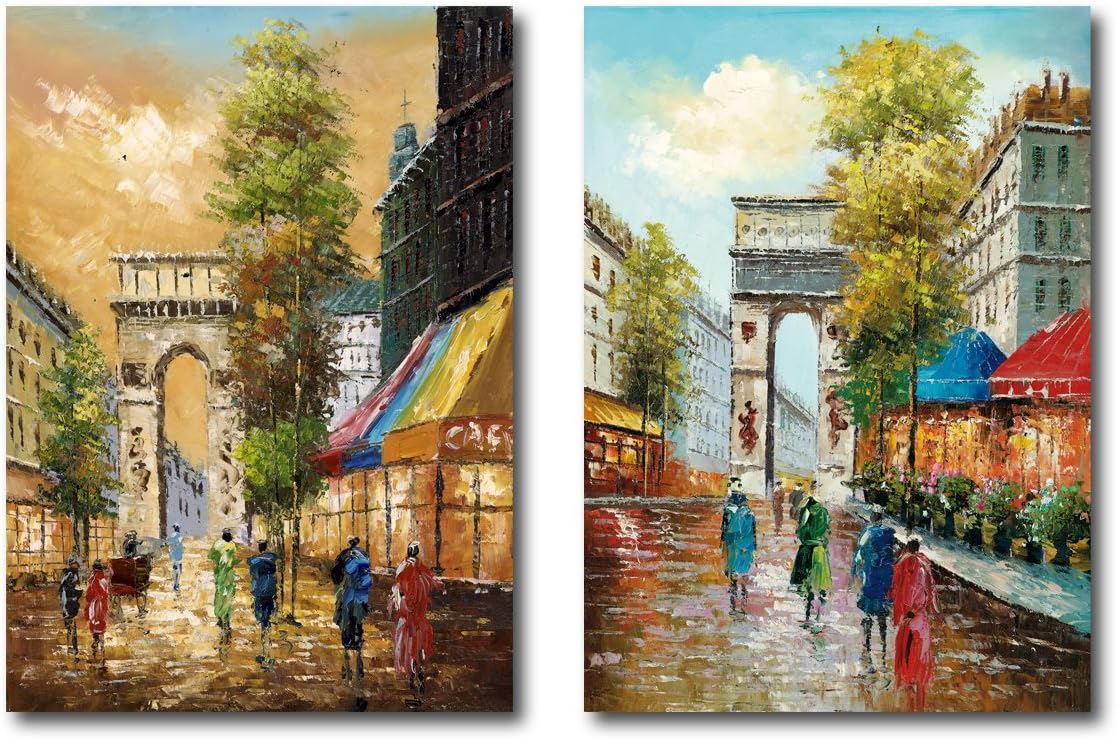 Yimei Art Modern Canvas Running Horse Painting Wall Art for Home Decoration Canvas Prints Giclee Artwork for Wall Decor