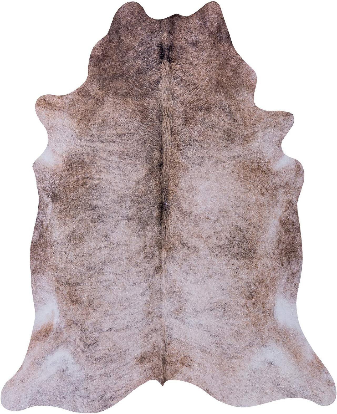 Decomore Rug Mat Cute Cow Print Rug Fun Faux Cowhide Area Rug for Home Office Living Room Bedroom 5'x6.2'