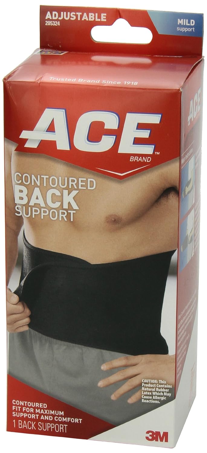 Back Support Standard Contoured One Size 1 Support (382902053248)