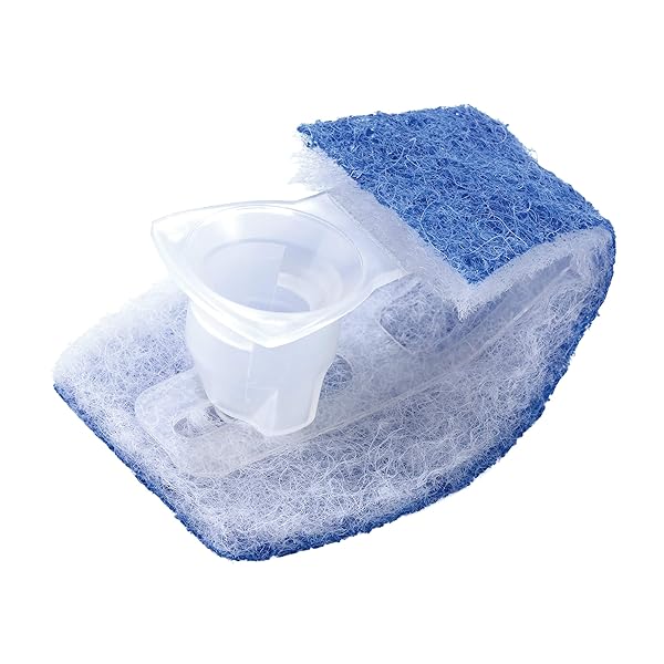SCOTCH-BRITE DISPOSABLE TOILET SCRUBBER REFILLS, REMOVES RUST & HARD WATER STAINS, 10 DISPOSABLE REFILLS BLUE