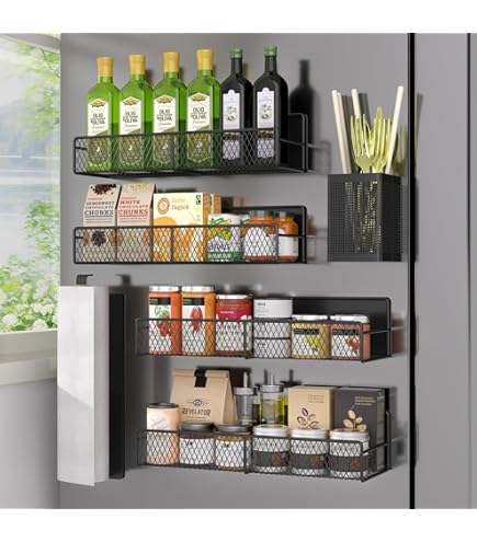 Amazon.com: Zevro Zero Gravity Magnetic Spice Rack with 12