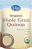 Viva Labs - The FINEST Organic Quinoa, 100% Royal Bolivian Whole Grain, 4 LB Bag