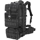 MAXPEDITION Gyrfalcon Backpack (Black) 36L Tactical Backpack with Detachable Waist Pack, MOLLE Internal Frame Rucksack, Military Survival Pack, Bug Out Bag, PT1054B