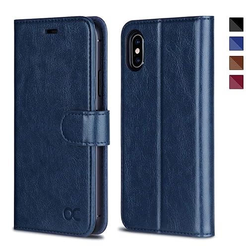 OCASE iPhone X Wallet Case, iPhone 10 Case Wireless Charging