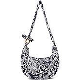 Women Hippie Crossbody Bag cloth boho Sling Bag Canvas Bohemian Hobo Hand Bags