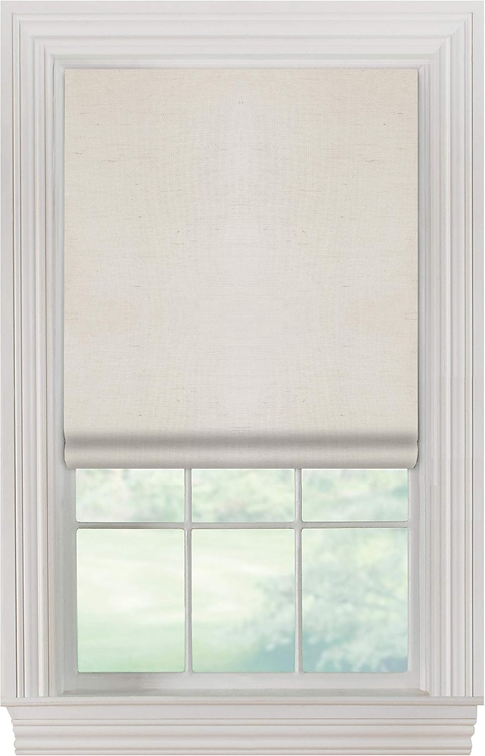 Link Shades Flat Roman ShadesBlackout, Thermal(26" W x 72