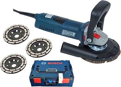 Bosch Trong Abildgaard Kit Ponceuse A Beton 1300 W Avec Variateur De Vitesse L Boxx 2 Plateau De Poncage 575 Amazon Fr Bricolage