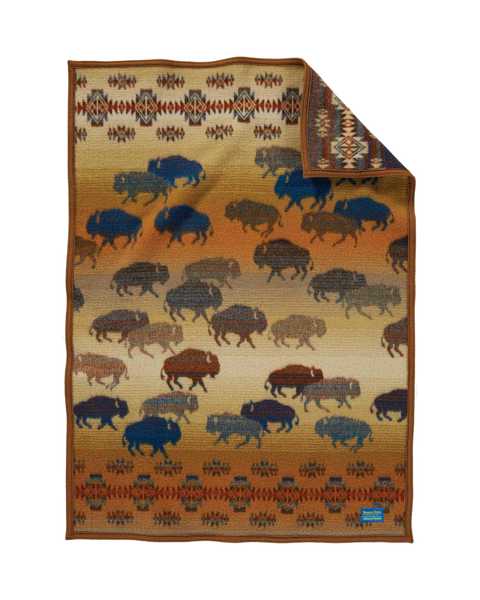 Pendleton Prairie Rush Hour Muchacho Wool Baby Blanket,32 x 44 inches