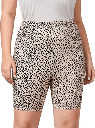 amazon plus size biker shorts