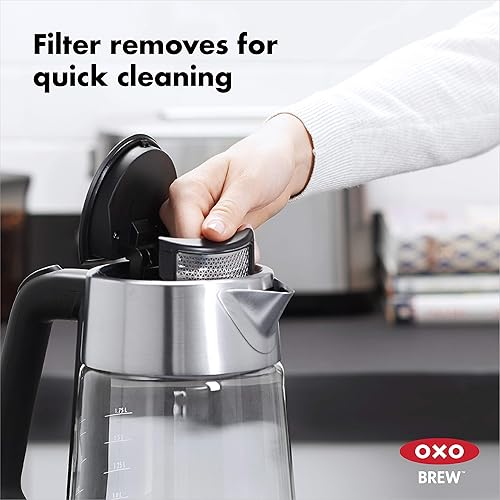 Oxo Cordless Cordless Glass Electric Kettle OXO Brew Cordless