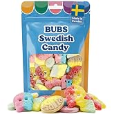 Bubs Swedish Candy Mix &ndash; 1 LB Assorted Fruity, Sour &amp; Sweet Gummy Candy | Nordic Treats for Snack Lovers