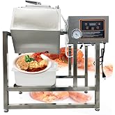 HayWHNKN Vacuum Tumbler Marinator Meat Vegetable Marinating Machine 45L Food Vacuum Marinator Fast Marination Process 110V Meat Pickle Machine 360&deg; Rotation with Timer For Chicken Steak Burger Shop