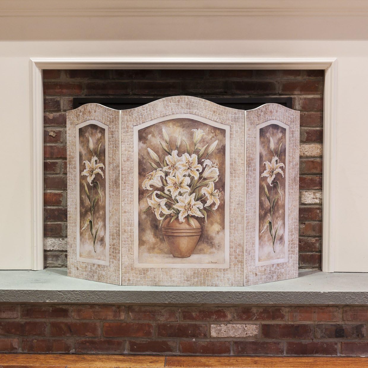 Ornate Fireplace Screen